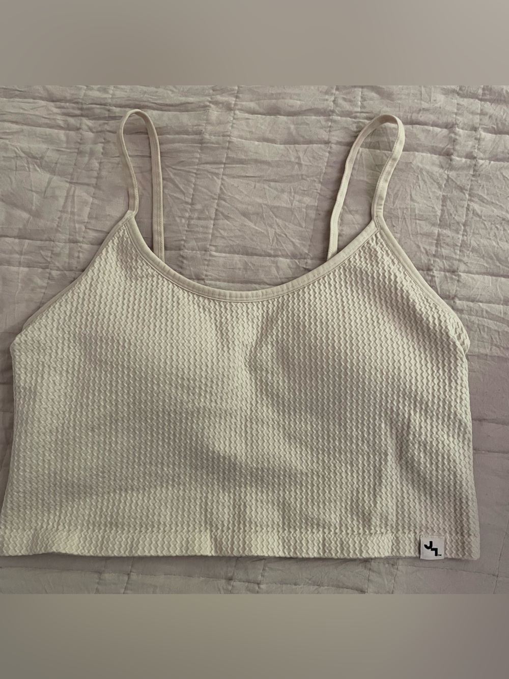 BUNDLE JoyLab seamless textured cropped support tank top - Picture 3 of 5